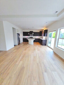 Cabinets, engineered hardwood flooring windows and door installation